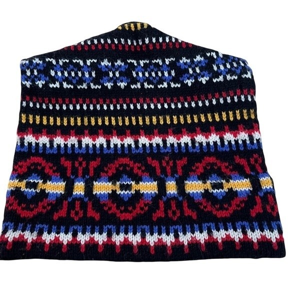 Merkley Headgear Vintage Pure Wool Colorful Trapeze Ski Beanie Hat main image 5